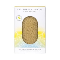 Mandala Body Sponge Yellow Clay