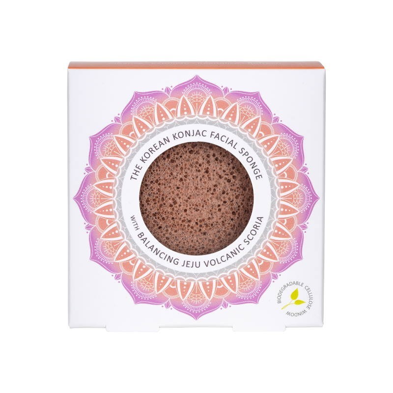 Mandala Konjac Facial Sponge Jeju Scoria