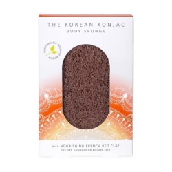 Mandala Body Sponge Red Clay