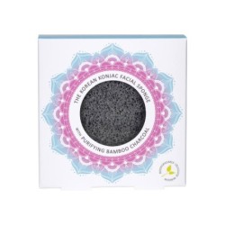 Mandala Konjac Facial Sponge Bamboo Charcoal